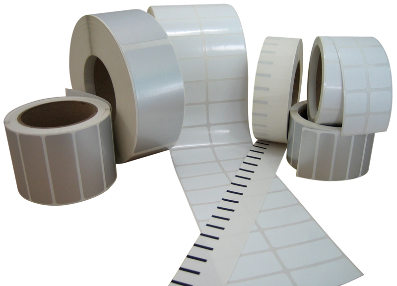 4" x 4" 1475/rl 8 Rolls Direct Thermal Labels Roll Perforated 3" Core 